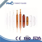 ampoule 20ml/20R clear/amber formB/C/D glass ampuls  ampoule HC1 Type 1