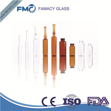 ampoule 20ml/20R clear/amber formB/C/D glass ampuls  ampoule HC1 Type 1