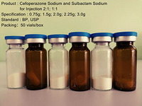 Cefoperazone Sodium and Sulbactam Sodium for Injection