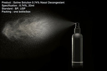 Saline Solution 0.74% Nasal Decongestant
