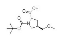 (2S,4S)-4-(Methoxymethyl)-1,2-pyrrolidinedicarboxylic acid 1-(1,1-dimethylethyl) ester