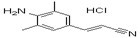 (E)-3-(4-Amino-3,5-dimethylphenyl)-2-propenenitrile hydrochloride