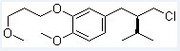 4-[(2R)-2-(Chloromethyl)-3-methylbutyl]-1-methoxy-2-(3-methoxypropoxy)benzene