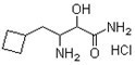 beta-Amino-alpha-hydroxycyclobutanebutanamide hydrochloride