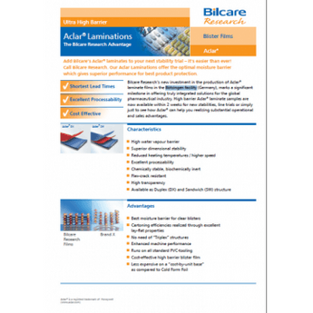 Aclar®, Dx vs SW