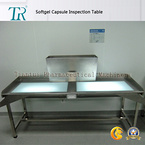Softgel capsule inspection table