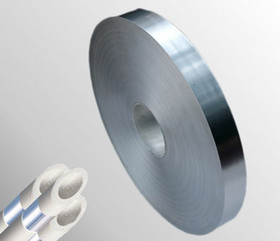 Plain aluminum strip