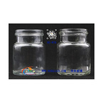 70ml wide mouth clear glass bottle