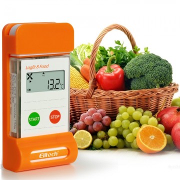LogEt 8 Food Cold Chain Multi-use PDF Temperature Data Logger  