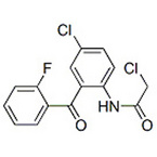 2-chloro-N-[4-chloro-2-(2-fluorobenzoyl)phenyl]acetamide
