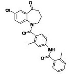 7-chloro-1-[2-methyl-4-[(2-methylbenzoyl)amino]benzoyl]-5-oxo-2,3,4,5-tetrahydro-1H-1-benzazepine