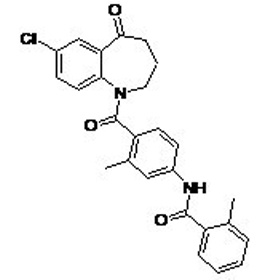 7-chloro-1-[2-methyl-4-[(2-methylbenzoyl)amino]benzoyl]-5-oxo-2,3,4,5-tetrahydro-1H-1-benzazepine