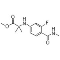 N-[3-Fluoro-4-[(methylamino)carbonyl]phenyl]-2-methylalanine methyl ester