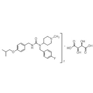 Urea，N-[(4-fluorobenzyl)methyl]-N-(1-methyl-4-piperidinyl)-N’-[[4-(2-methylpropoxy)phenyl]methyl]-，(