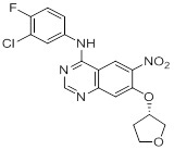 (S)-N-(3-chloro-4-fluorophenyl)-6-nitro-7-((tetrahydrofuran-3-yl)oxy)quinazolin-4-amine