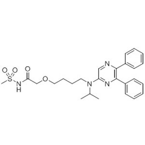 2-[4-[N-(5,6-diphenylpyrazin-2-yl)-N-isopropylamine]butyloxy]-N-(methylsulfonyl)acetamide
