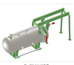 Horizontal leaf filter machine