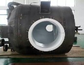 Steel liner teflon storage tank