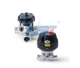 Aseptic diaphragm valve