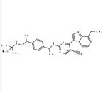 2-(((S)-1-(4-((S)-2-(tert-butylamino)-1-hydroxyethyl)phenyl)ethyl)amino)-4-(8-ethylimidazo[1,2-a]pyr