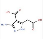 3-amino-5-(carboxymethyl)-1H-pyrazole-4-carboxylicacid