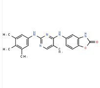 5-((5-methyl-2-((3,4,5-trimethylphenyl)amino)pyrimidin-4-yl)amino)benzo[d]oxazol-2(3H)-one