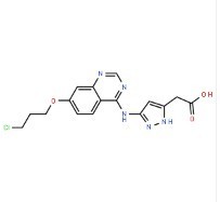 2-(3-((7-(3-chloropropoxy)quinazolin-4-yl)amino)-1H-pyrazol-5-yl)aceticacid