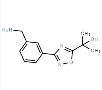 2-(3-(3-(aminomethyl)phenyl)-1,2,4-oxadiazol-5-yl)propan-2-ol