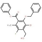 phenyl2-(benzyloxy)-3-bromo-5-fluoro-4-(hydroxymethyl)-6-methylbenzoate