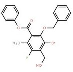 phenyl2-(benzyloxy)-3-bromo-5-fluoro-4-(hydroxymethyl)-6-methylbenzoate