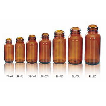 Sunshine Glass-Tablet Bottle With Wide Mouth