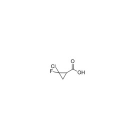 Hloro-2-fluorocyclopropanecarboxylic acid