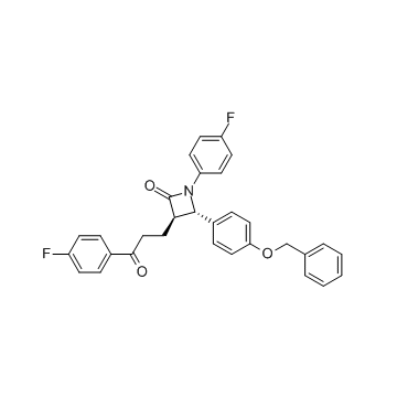 (3R,4S)-4-[4-(Benzyloxy)phenyl]-1-(4-fluorophenyl)-3-[3-(4-fluorophenyl)-3-oxopropyl]azetidin-2-one