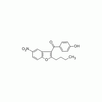 2-N-butyl-3-(4-hydroxybenzoyl)-5-nitrobenzofuran