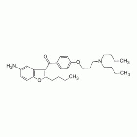 (5-amino-2-butyl-benzofuran-3-yl)-[4-(3-dibutylamino-propoxy)-phenyl]-methanone-