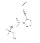 (2s)-1-(((2-amino-1,1-dimethylethyl)amino)acetyl)-2-pyrrolidinecarbonitrile