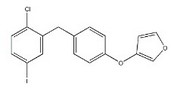 (3s)-3-(4-((2-chloro-5-iodophenyl)methyl)phenoxy)
tetrahydro-furan