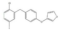 (3s)-3-(4-((2-chloro-5-iodophenyl)methyl)phenoxy)
tetrahydro-furan