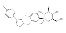 Methyl 1-c-(3-((5-(4-fluorophenyl)-2-thienyl)methyl)-4-methylphenyl)-alpha-d-glucopyranoside