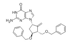 2-Amino-1,9-dihydro-9-[(1S,3R,4S)-4-(benzyloxy)-3-(benzyloxymethyl)-2-methylenecyclopentyl]-6H-purin