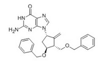2-Amino-1,9-dihydro-9-[(1S,3R,4S)-4-(benzyloxy)-3-(benzyloxymethyl)-2-methylenecyclopentyl]-6H-purin