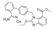 2-Ethoxy-1-[[2'-[(hydroxyamino)iminomethyl][1,1'-biphenyl]-4-yl]methyl]-1H-benzimidazole-7-carboxyli