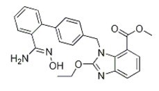 2-Ethoxy-1-[[2'-[(hydroxyamino)iminomethyl][1,1'-biphenyl]-4-yl]methyl]-1H-benzimidazole-7-carboxyli