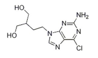 2-Amino-9-(4-hydroxy-3-hydroxymethylbut-1-yl)-6-chloropurine