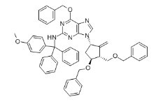 6-(Benzyloxy)-9-((1S,3R,3S)-4-(benzyloxy)-3-(benzyloxymethyl)-2-methylenecyclopentyl)-N-((4-methoxyp