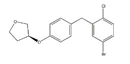 (3s)-3-(4-((5-bromo-2-chlorophenyl)methyl)phenoxy)
tetrahydro-furan