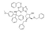 (2R,3S,5S)-3-(Benzyloxy)-5-[2-[[(4-methoxyphenyl) diphenylmethyl]amino]-6-(phenylmethoxy)-9H-purin-9