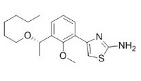 (S)-4-(3-(1-(hexyloxy)ethyl)-2-methoxyphenyl)thiazol-2-amine