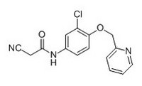 N-(3-chloro-4-(pyridin-2-ylmethoxy)phenyl)-2-cyanoacetamide