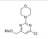 6-chloro-2-morpholinopyrimidin-4-yl)methyl methanesulfonate